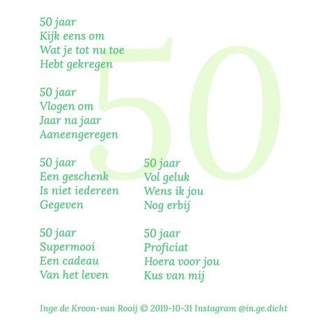 50 jaar gedichten, Kort grappig gedicht over verjaardag vijftig jaar ...